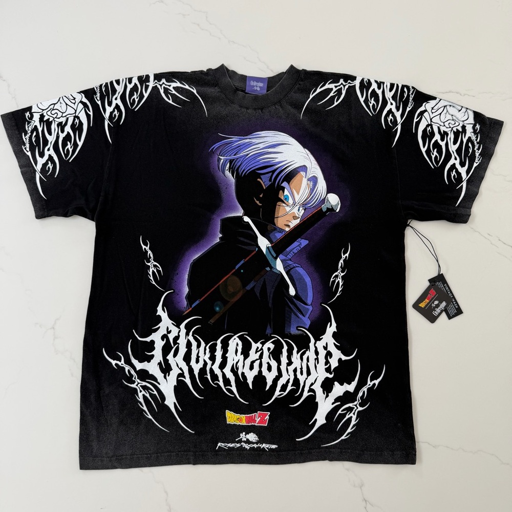 Civil Regime x Dragon Ball Z / DBZ  Graphic Oversized Tee Size M NWT